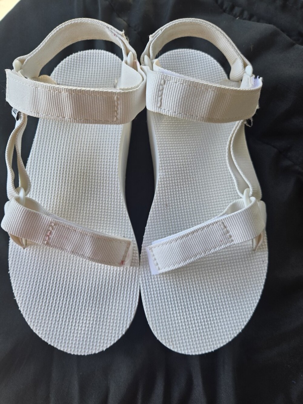 Teva Off-White Platform Strap Sandals - Picture 3 of 8